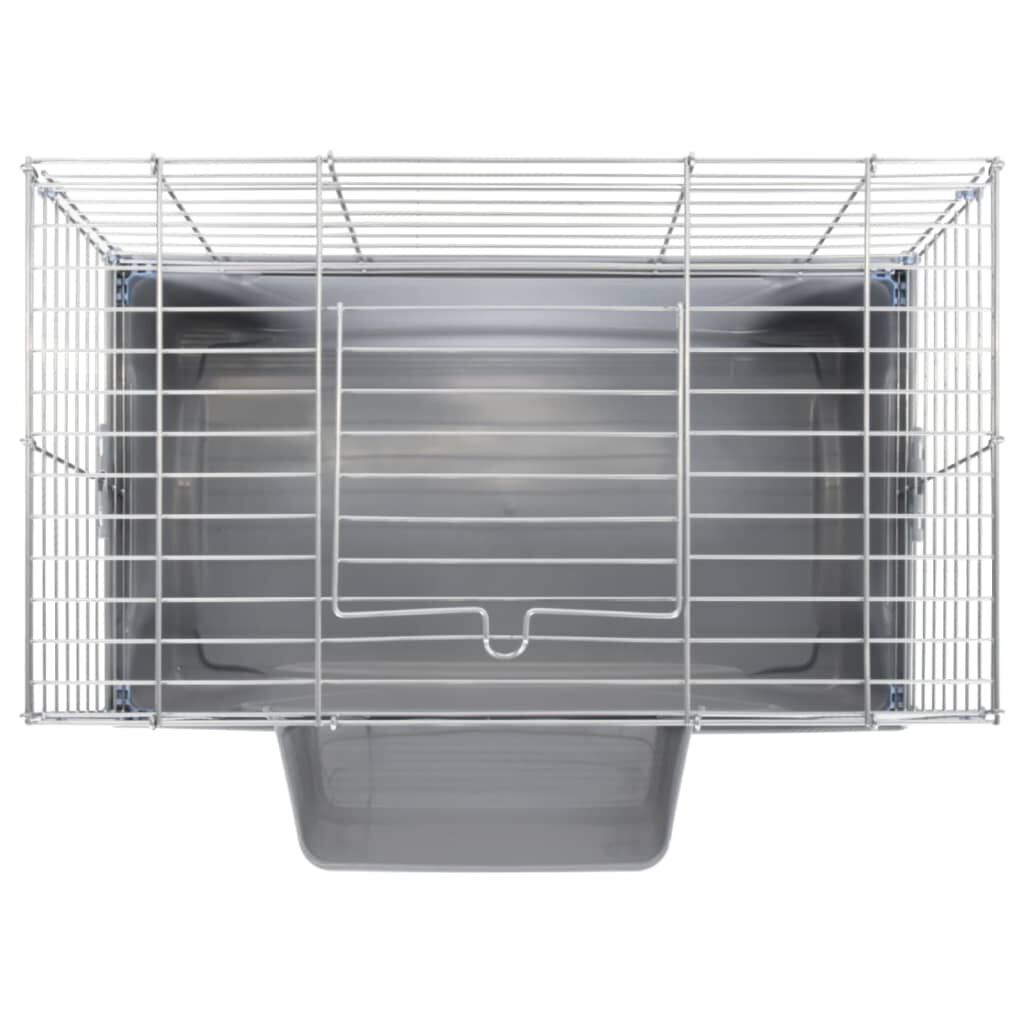 vidaXL Κλουβί Μικρών Ζώων Γκρι 58x32x31 εκ. Πολυπροπυλένιο & Μέταλλο