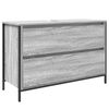 vidaXL Σετ Επίπλων Μπάνιου με ράφι 3 pcs Γκρι sonoma 90 x 34.5 x 60 εκ