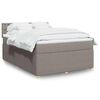 vidaXL &Kappa;&rho;&epsilon;&beta;ά&tau;&iota; Boxspring &mu;&epsilon; &Sigma;&tau;&rho;ώ&mu;&alpha; Taupe 160x200 &epsilon;&kappa;. &Upsilon;&phi;&alpha;&sigma;&mu;ά&tau;&iota;&nu;&omicron;