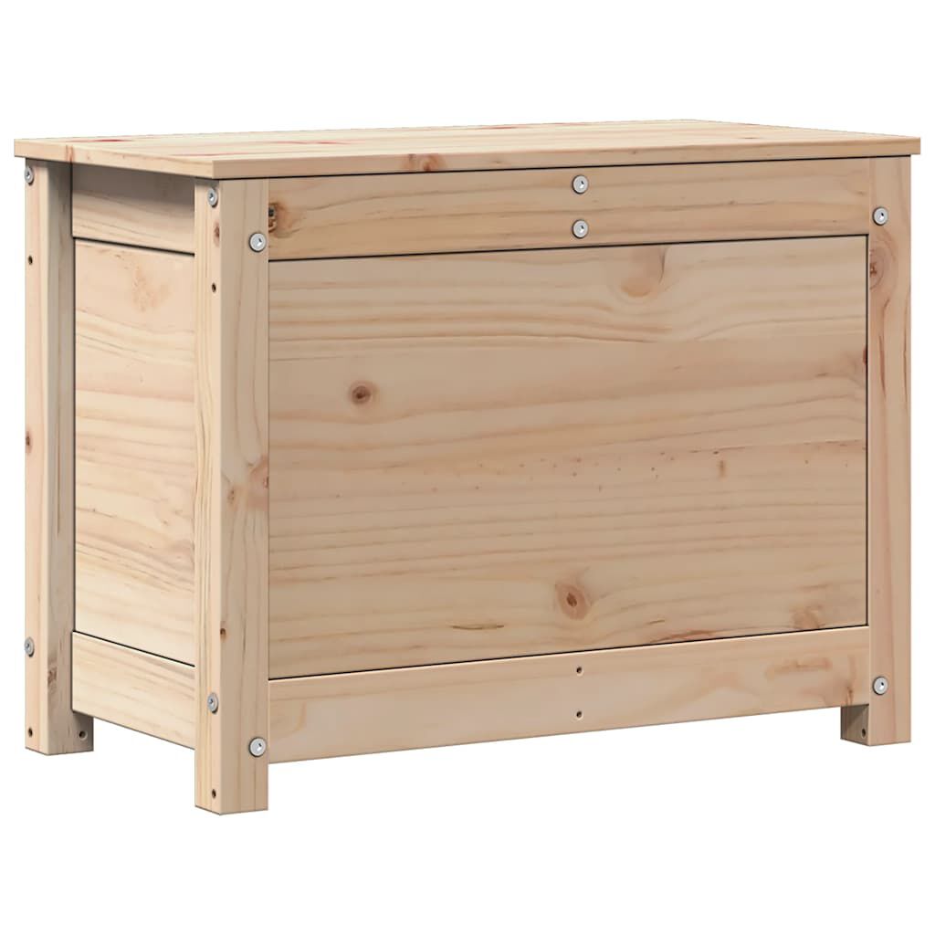 vidaXL Κουτί Αποθήκευσης 60x32x45,5 εκ από Μασίφ Ξύλο Πεύκου
