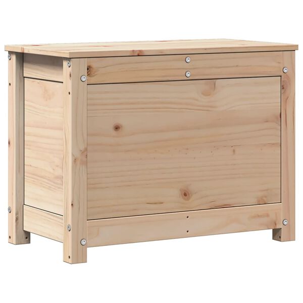 vidaXL Κουτί Αποθήκευσης 60x32x45,5 εκ από Μασίφ Ξύλο Πεύκου