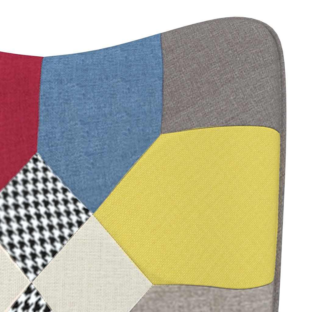 vidaXL Πολυθρόνα Relax Σχέδιο Patchwork Υφασμάτινη