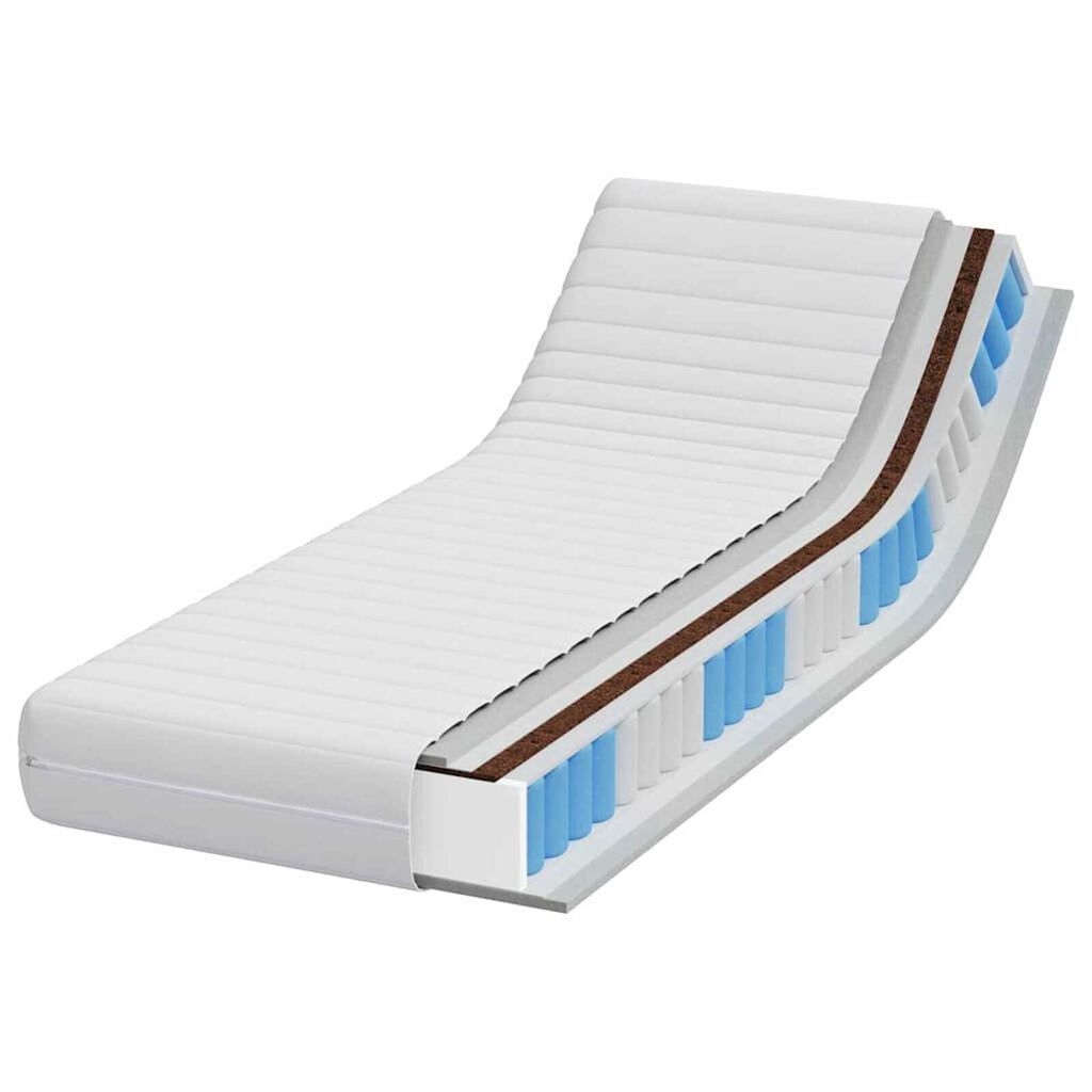 vidaXL Στρώμα Λευκό 70 x 200 cm Πολυεστέρας