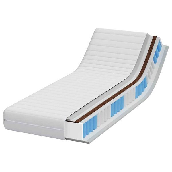 vidaXL Στρώμα Λευκό 70 x 200 cm Πολυεστέρας