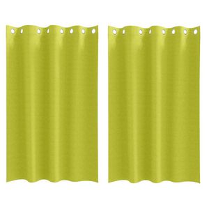 vidaXL &Kappa;&omicron;&upsilon;&rho;&tau;ί&nu;&epsilon;&sigmaf; &Mu;&alpha;ύ&rho;&eta;&sigmaf; Ύ&phi;&alpha;&nu;&sigma;&eta;&sigmaf; &mu;&epsilon; &Delta;&alpha;&chi;&tau;&upsilon;&lambda;ί&delta;&iota;&alpha; 2 pcs &Pi;&rho;ά&sigma;&iota;&nu;&omicron;