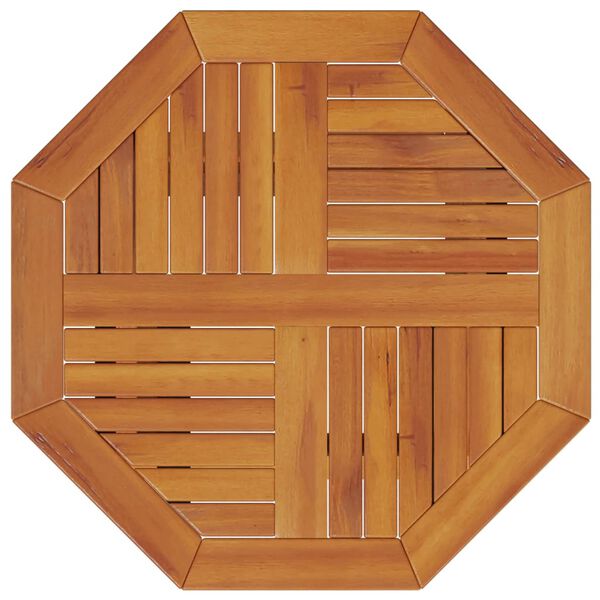 vidaXL Τραπέζι Κήπου Πτυσσόμενο Ø60x75 εκ. Μασίφ Ξύλο Ακακίας