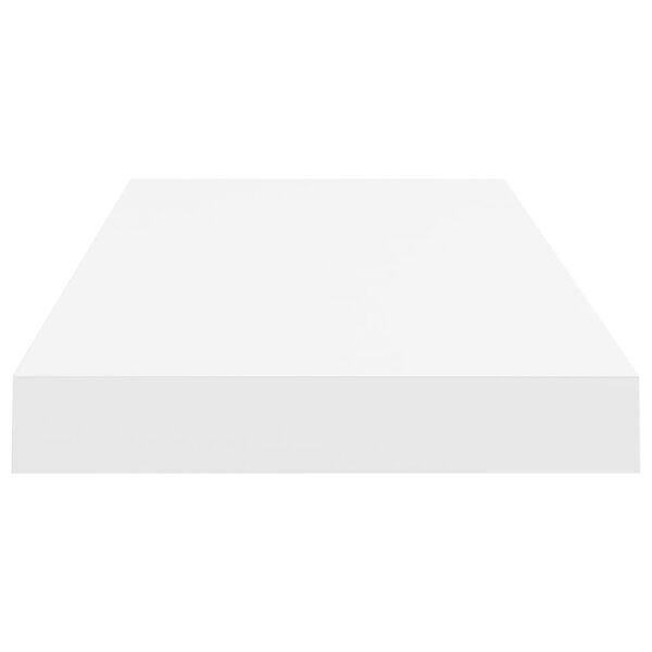 vidaXL Ράφι Τοίχου Άσπρο 60x23,5x3,8 εκ. MDF
