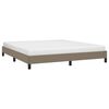 vidaXL Σκελετός Κρεβατιού Χωρίς Στρώμα Taupe 160x200 εκ. Υφασμάτινο