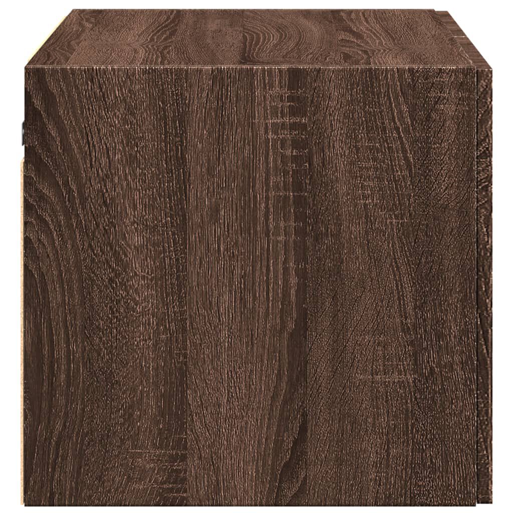 vidaXL Ντουλάπι Τοίχου Καφέ Δρυς 70x42,5x40 εκ. Επεξεργασμένο Ξύλο