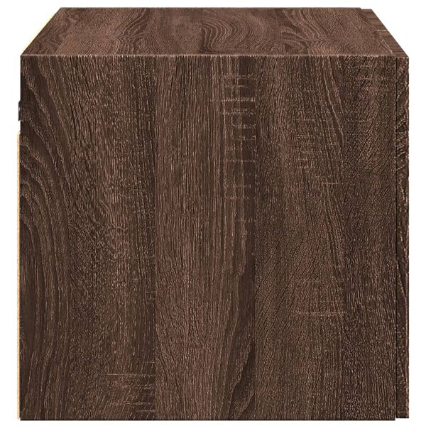 vidaXL Ντουλάπι Τοίχου Καφέ Δρυς 70x42,5x40 εκ. Επεξεργασμένο Ξύλο