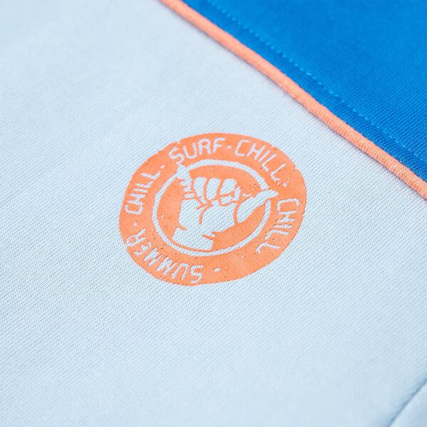 Φούτερ Παιδικό Έντονο Μπλε και Γαλάζιο 140