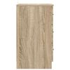 vidaXL Κομοδίνο Sonoma Δρυς 38 x 38 x 66 εκ Επεξεργασμένο ξύλο