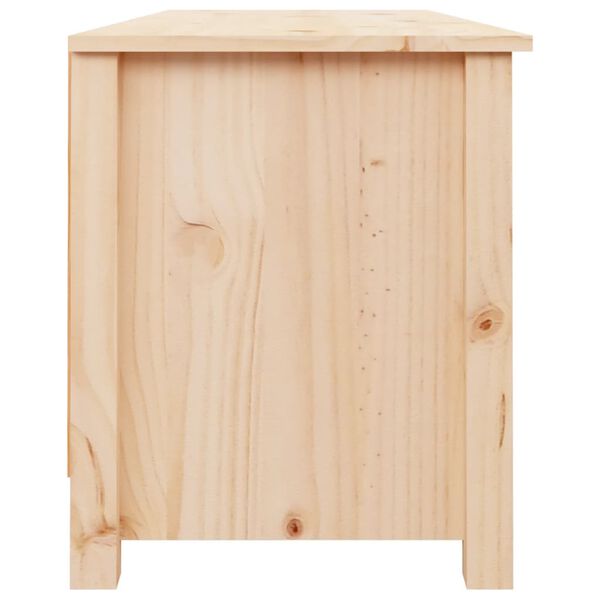 vidaXL Παπουτσοθήκη 110 x 38 x 45,5 εκ. από Μασίφ Ξύλο Πεύκου