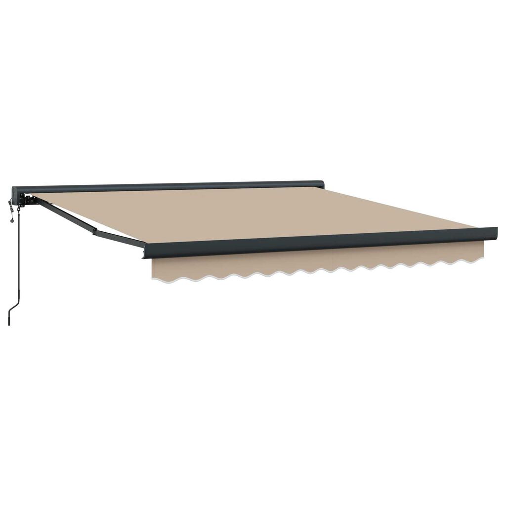 vidaXL Αυτόματη Αναδιπλούμενη Τέντα Μπεζ 300 x 250 cm