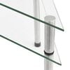 vidaXL Ραφιέρα Κουζίνας Διαφανής 49,5 x 35 x 19 εκ. από Ψημένο Γυαλί