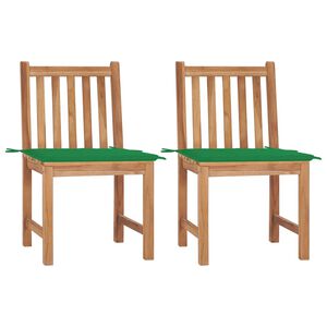 vidaXL &Kappa;&alpha;&rho;έ&kappa;&lambda;&epsilon;&sigmaf; &Kappa;ή&pi;&omicron;&upsilon; 2 &tau;&epsilon;&mu;. &alpha;&pi;ό &Mu;&alpha;&sigma;ί&phi; &Xi;ύ&lambda;&omicron; Teak &mu;&epsilon; &Mu;&alpha;&xi;&iota;&lambda;ά&rho;&iota;&alpha;