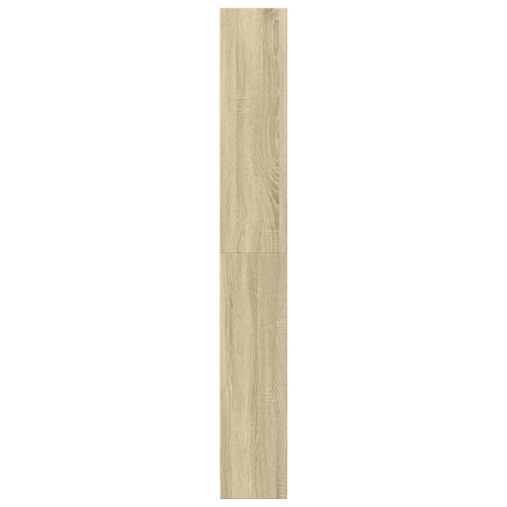 vidaXL Βιβλιοθήκη Sonoma Δρυς 80x24x176 εκ. από Επεξεργασμένο Ξύλο