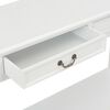 vidaXL Τραπέζι Κονσόλα Λευκό 110 x 35 x 80 εκ. Ξύλινο