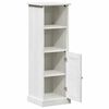 vidaXL Ντουλάπι Μπάνιου VIGO Λευκό 37 x 34 x 110 εκ Μασίφ ξύλο πεύκου
