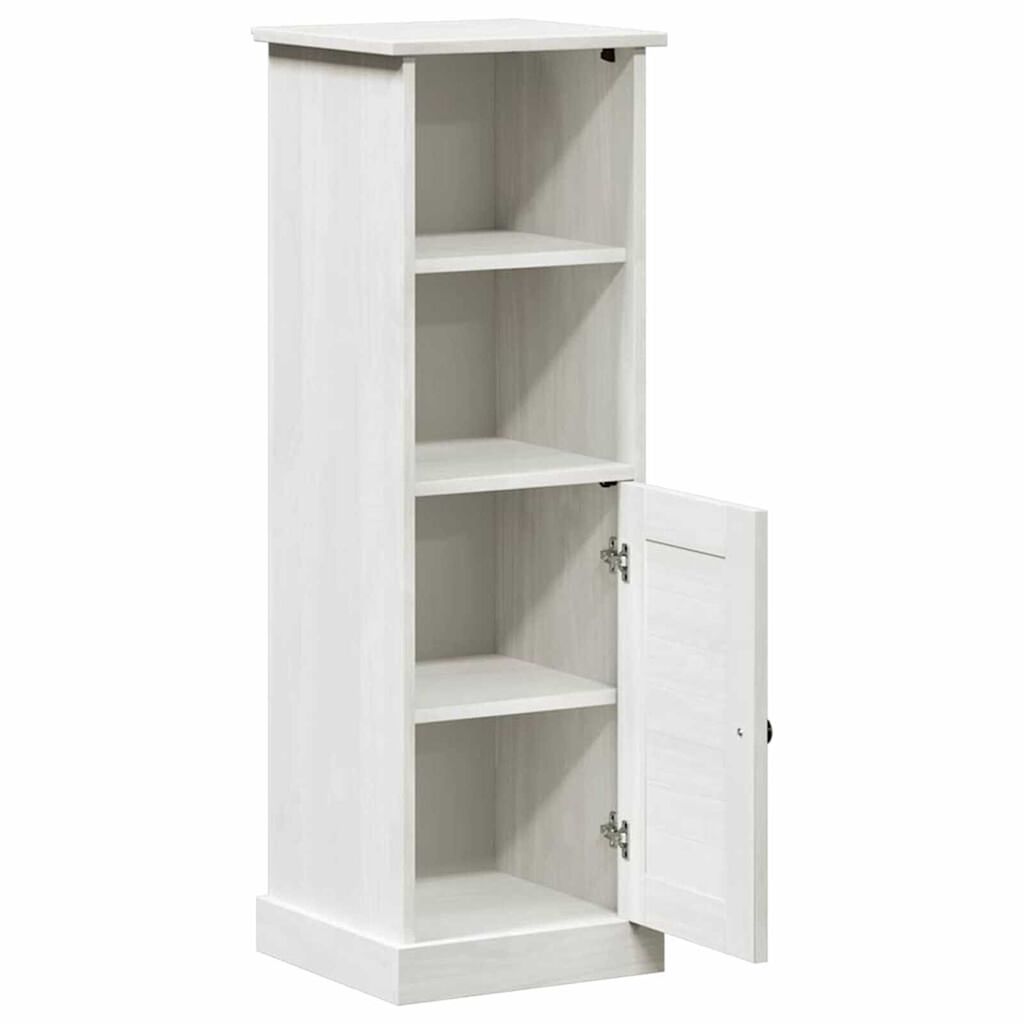 vidaXL Ντουλάπι Μπάνιου VIGO Λευκό 37 x 34 x 110 εκ Μασίφ ξύλο πεύκου