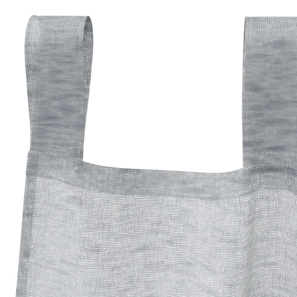 vidaXL Κουρτίνες 2 pcs Σκούρο γκρι 140 x 245 εκ. Πολυεστέρας