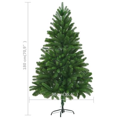 vidaXL Χριστουγεννιάτικο Δέντρο Τεχνητό σαν Αληθινό Πράσινο 180 εκ.