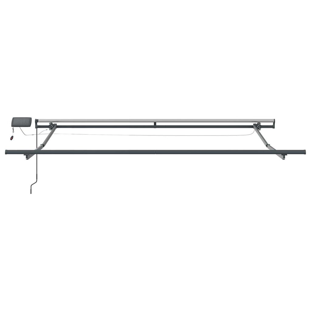 vidaXL Μηχανική Ανασυρόμενη Τέντα με LED Μπεζ 300x250 cm