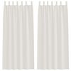 vidaXL &Kappa;&omicron;&upsilon;&rho;&tau;ί&nu;&alpha; &beta;&upsilon;&sigma;&sigma;&iota;&nu;ί 2 pcs &Kappa;&rho;&epsilon;&mu; 245 x 140 &epsilon;&kappa;. &Pi;&omicron;&lambda;&upsilon;&epsilon;&sigma;&tau;έ&rho;&alpha;&sigmaf;