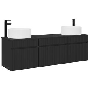 vidaXL &Sigma;&epsilon;&tau; &Nu;&tau;&omicron;&upsilon;&lambda;&alpha;&pi;&iota;ώ&nu; &Mu;&pi;ά&nu;&iota;&omicron;&upsilon; 3 &tau;&mu;&chi;. &Mu;&alpha;ύ&rho;&omicron; 49 x 44,5 x 65,5 &epsilon;&kappa;