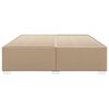 vidaXL Πλαίσιο Κρεβατιού Καπουτσίνο 200x200 εκ. από Συνθετικό Δέρμα