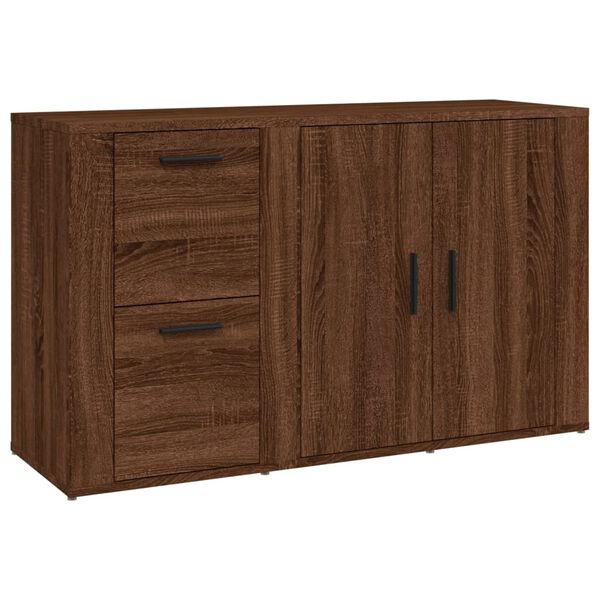 vidaXL Ντουλάπι Καφέ Δρυς 100x36x59,5 εκ. από Επεξεργασμένο Ξύλο