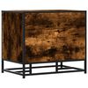 vidaXL Πάγκος παπουτσιών Δρυς Καπνιστό 60x40x53,5cm Επεξεργασμένο ξύλο