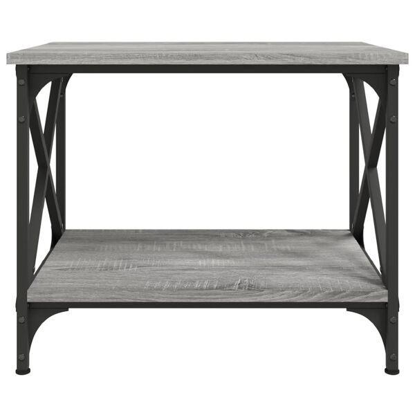 vidaXL Βοηθητικό Τραπέζι Γκρι Sonoma 55x38x45 εκ. Επεξεργασμένο Ξύλο