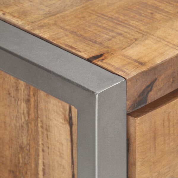 vidaXL Έπιπλο Τηλεόρασης 120 x 30 x 40 εκ. από Ακατέργαστο Ξύλο Μάνγκο