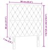 vidaXL Βελούδινο Κεφαλάρι Argyle με κεφαλάρι Ροζ 90 cm Βελούδο