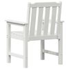 vidaXL Καρέκλα φαγητού κήπου 4 pcs Λευκό 65.5 x 55.5 x 88cm Πλαστικό