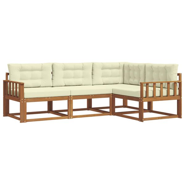 vidaXL &Sigma;&epsilon;&iota;&rho;ά &Kappa;&alpha;&nu;&alpha;&pi;έ &Epsilon;&xi;&omega;&tau;&epsilon;&rho;&iota;&kappa;&omicron;ύ &mu;&epsilon; &mu;&alpha;&xi;&iota;&lambda;ά&rho;&iota; 4 pcs &Phi;&upsilon;&sigma;&iota;&kappa;ό &kappa;&alpha;&iota; &Kappa;&rho;έ&mu;&alpha;