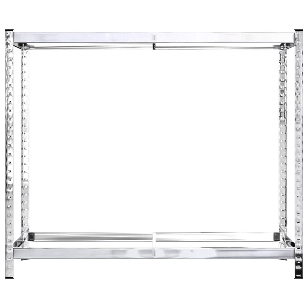 vidaXL Ραφιέρα Ελαστικών 2 Επιπέδων Ασημί 110 x 40 x 110 εκ. Ατσάλι