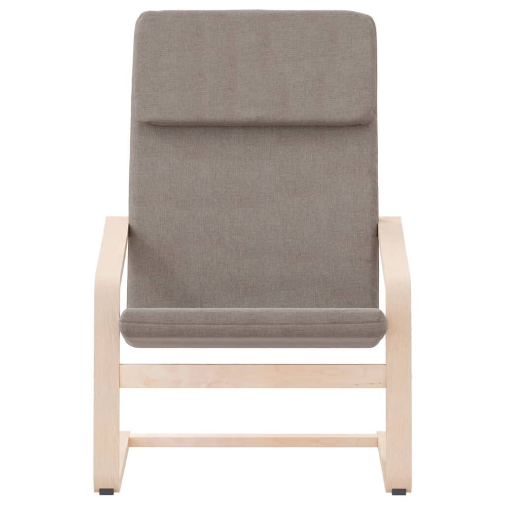vidaXL Πολυθρόνα Relax Taupe Υφασμάτινη