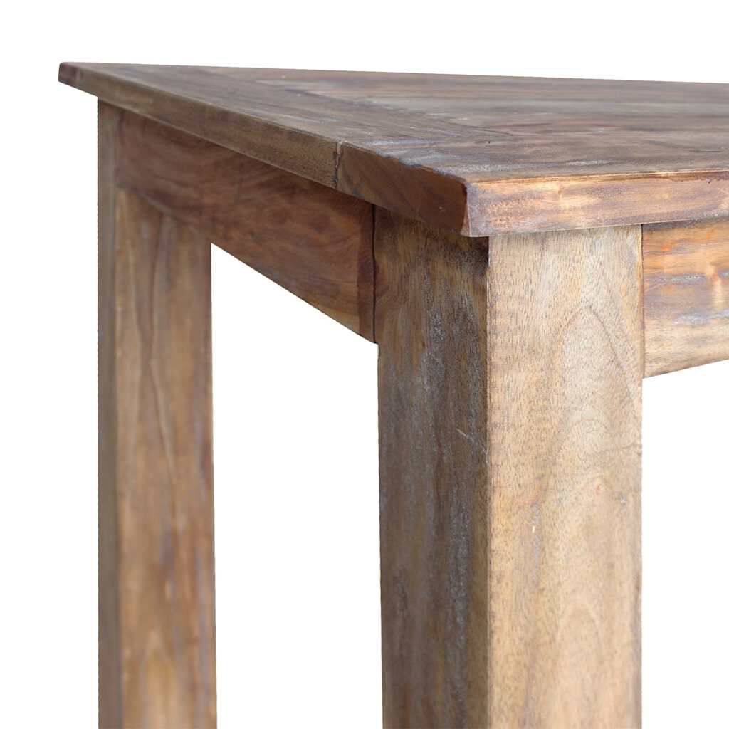 vidaXL Τραπεζαρία 120 x 60 x 77 εκ. από Μασίφ Ξύλο Μαόνι