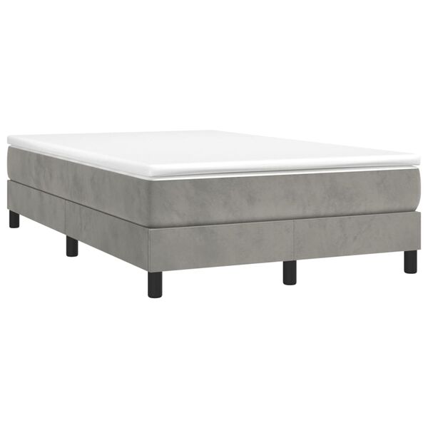 vidaXL &Kappa;&rho;&epsilon;&beta;ά&tau;&iota; Boxspring &mu;&epsilon; &Sigma;&tau;&rho;ώ&mu;&alpha; &Alpha;&nu;&omicron;&iota;&chi;&tau;ό &Gamma;&kappa;&rho;&iota; 120x190 &epsilon;&kappa;. &Beta;&epsilon;&lambda;&omicron;ύ&delta;&iota;&nu;&omicron;