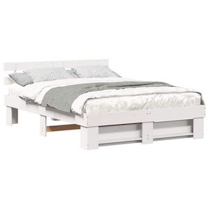 vidaXL &Sigma;&kappa;&epsilon;&lambda;&epsilon;&tau;ό&sigmaf; &Kappa;&rho;&epsilon;&beta;&alpha;&tau;&iota;&omicron;ύ &Lambda;&epsilon;&upsilon;&kappa;ό 160 x 200 cm &Sigma;&tau;&epsilon;&rho;&epsilon;ά &xi;&upsilon;&lambda;&epsilon;ί&alpha; &pi;&epsilon;ύ&kappa;&omicron;&upsilon;
