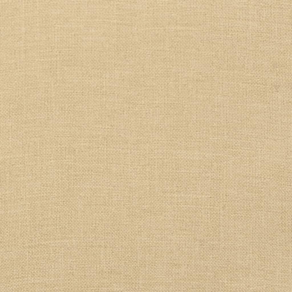 vidaXL Μαξιλάρι Πάγκου Κήπου Μπεζ Μελανζέ 120x50x7 εκ. Ύφασμα