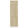 vidaXL Ντουλάπι Ψυγείου "Lyon" Sonoma Δρυς 60x57x207 εκ. από Τεχνητό Ξύλο