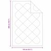 vidaXL Πάπλωμα με μαξιλάρι 2 pcs Λευκό 135 x 200 cm Μικροΐνες