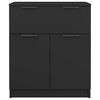 vidaXL Ντουλάπι Μαύρο 60 x 30 x 70 εκ. από Επεξεργασμένο Ξύλο