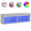 vidaXL Έ&pi;&iota;&pi;&lambda;&omicron; &Tau;&eta;&lambda;&epsilon;ό&rho;&alpha;&sigma;&eta;&sigmaf; &mu;&epsilon; LED &Gamma;&kappa;&rho;&iota; Sonoma 100x30x30 &epsilon;&kappa;.