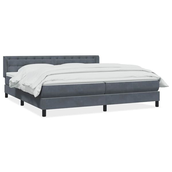 vidaXL &Kappa;&rho;&epsilon;&beta;ά&tau;&iota; Boxspring &mu;&epsilon; &Sigma;&tau;&rho;ώ&mu;&alpha; &Sigma;&kappa;&omicron;ύ&rho;&omicron; &Gamma;&kappa;&rho;&iota; 200x210 &epsilon;&kappa;. &Beta;&epsilon;&lambda;&omicron;ύ&delta;&iota;&nu;&omicron;