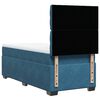 vidaXL Κρεβάτι Boxspring με Στρώμα Μπλε 80 x 200 εκ. Βελούδινο