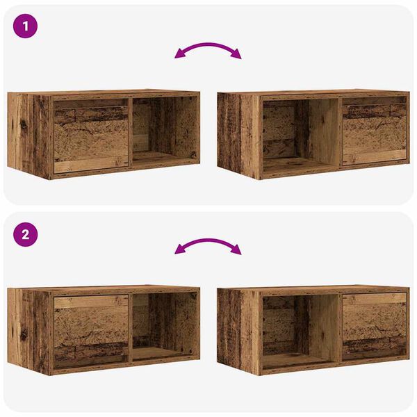 vidaXL Έπιπλα Τηλεόρασης 2 τεμ. 60x31x25,5 εκ. Επεξεργασμένο Ξύλο
